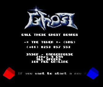 Small BBS Intro (1991) by Ghost