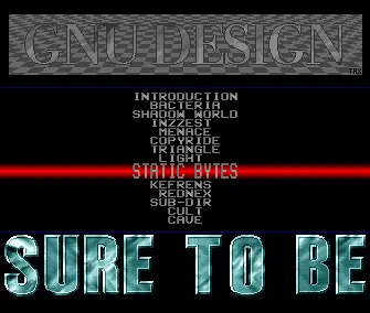 Party Scrolls (1991) by Gnu Design