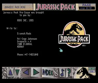 Jurassic Pack Pre-Release (1995) by Gods