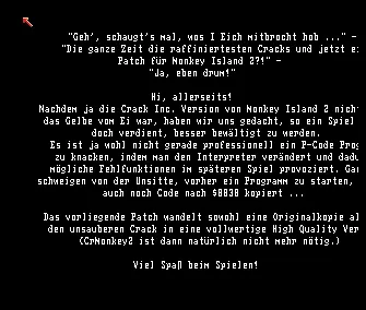 Monkey Island 2 Patch (1992) by HQC