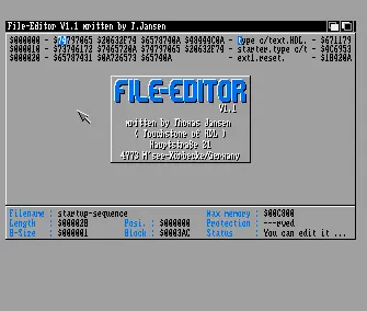 File Editor v1.1 (1991) by Hardline