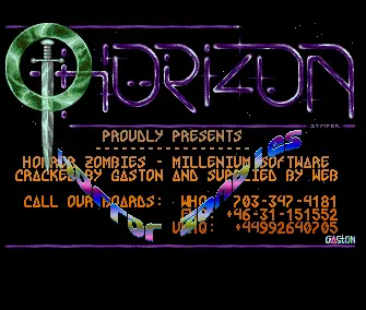 Horror Zombies (1989) by Horizon