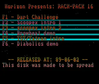Rack Pack 16 (1989) by Horizon