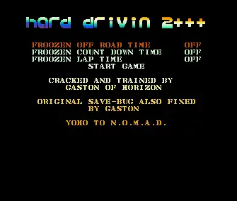 Hard Drivin 2 +3 (1989) by Horizon