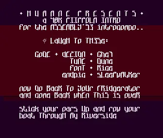 Piippola Intro (1993) by Humane