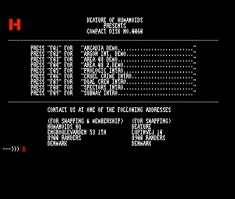 Compact Disk 60 (1989) by Humanoids