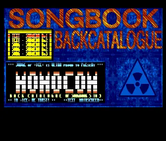 Songbook Backcatalogue (1992) by Ice