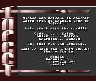 Another Swedish Intro (1992) by Infect