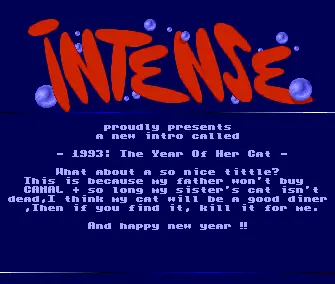 1993 the Year of Her Cat (1993) by Intense