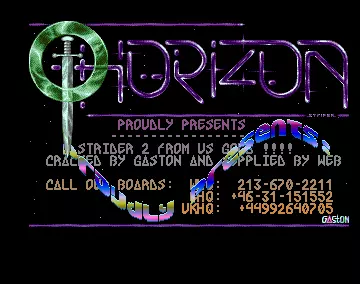 Strider 2 (1990) by Horizon