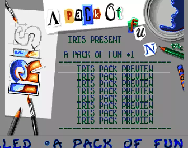 Pack of Fun Preview (1993) by Iris