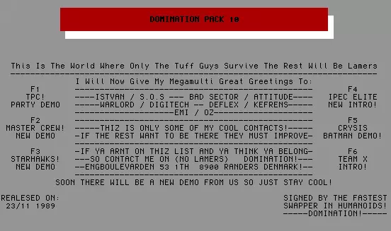 Domination Pack 10 (1989) by Humanoids