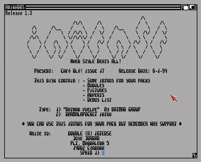 Cafe Ole 17 (1994) by Intense