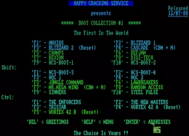 Boot Collection (1988) by Happy Cracking Service