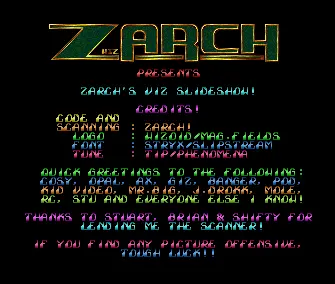 Zarch - Viz Slideshow (1990) by independent