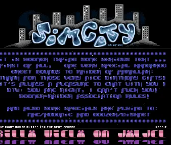 Ronnie & Boomer - Simcity BBS Intro (1992) by independent