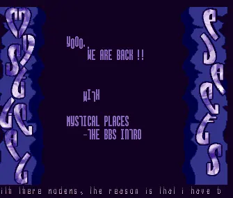 Mystical Places BBS Intro (1992) by Justice