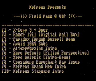 Fluid Pack 080 (1989) by Kefrens