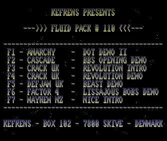 Fluid Pack 110 (1989) by Kefrens