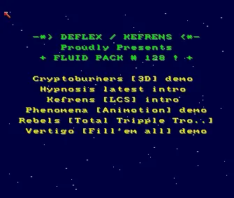 Fluid Pack 128 (1989) by Kefrens