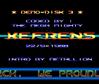 Demo Disk 3 (1988) by Kefrens