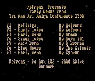 TSL & RSI Amiga Conference Pack (1990) by Kefrens