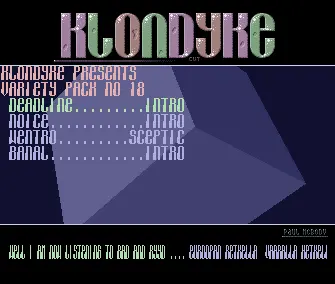 Variety Pack 18 (1991) by Klondyke