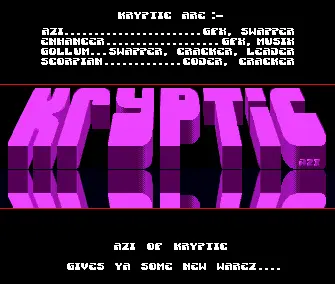 New Warez by Kryptic