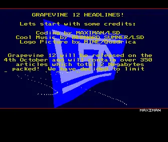 Grapevine 12 Headlines (1991) by LSD