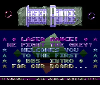 BBS Intro (1992) by Laser Dance