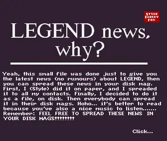 News File 1 (1991) by Legend