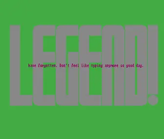In the Place to Be (1992) by Legend