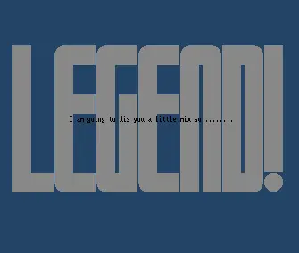 I'm Gonna Dis Ya (1992) by Legend