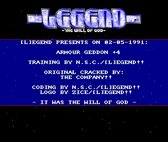 Armour Geddon +4 (1991) by Legend