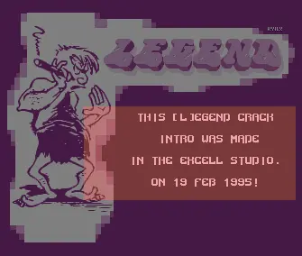Excell Studio Cracktro 2 (1994) by Legend