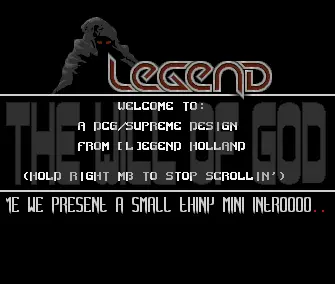 Small Tiny Mini Intro (1991) by Legend