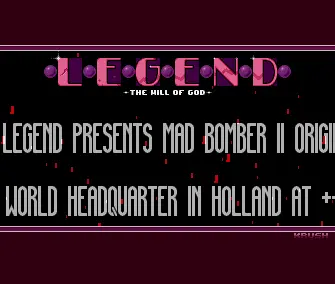 Mad Bomber 2 (1992) by Legend