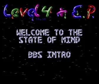 State of Mind BBS Intro (1990) by Level 4