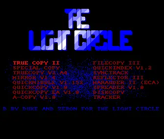 Copydisk v6.0 (1986) by Light Circle, The