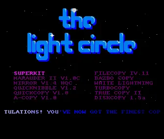 Copydisk 1 (1986) by Light Circle, The