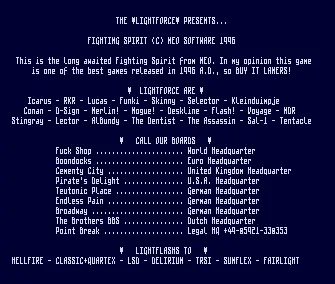 Fighting Spirit (1995) by Lightforce