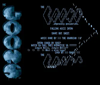 Falling Ascii Intro by Loons