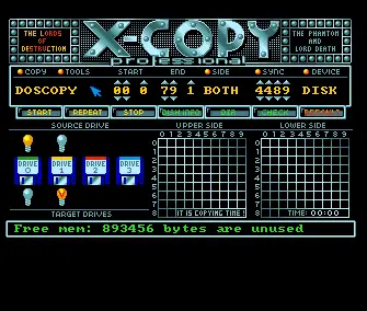 X-Copy v7.3 (1991) by Lords of Destruction