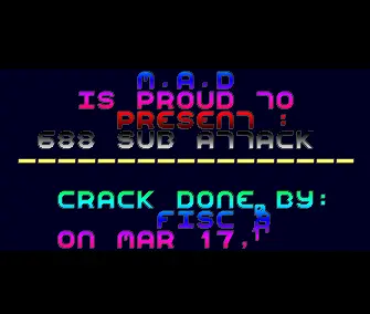 688 Sub Attack (1990) by MAD