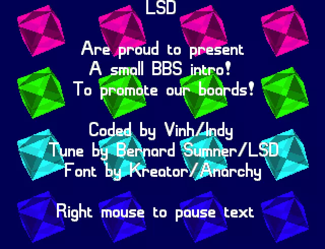 Vinh's BBS Intro (1992) by LSD