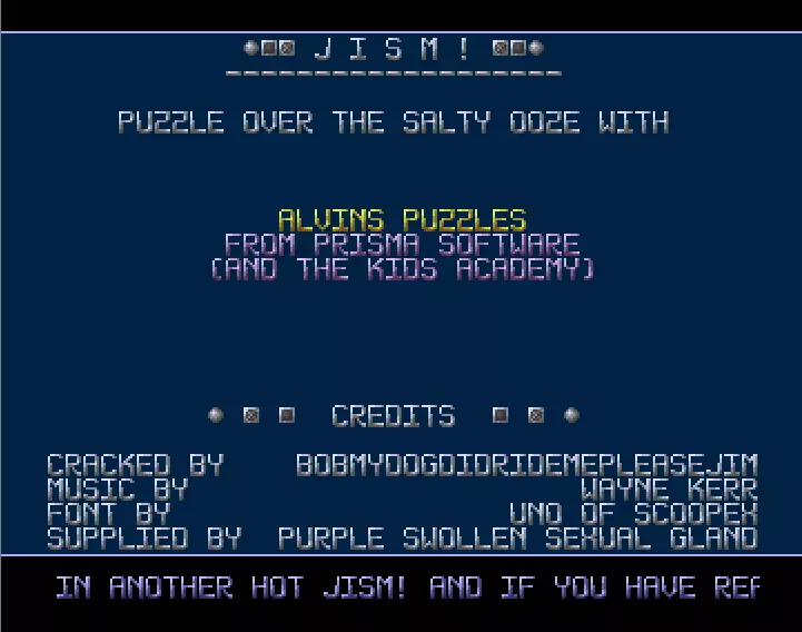 Alvin's Puzzles (1992) by Jism
