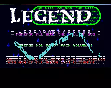 TFA Party Pack 1 Intro (1991) by Legend