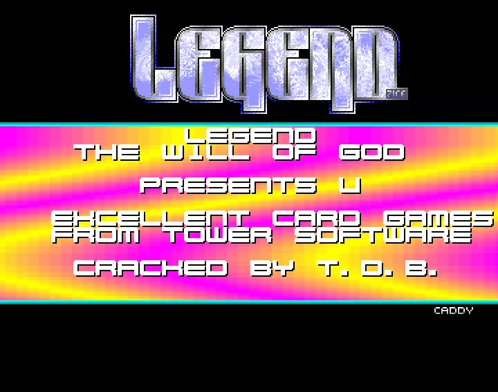 Excellent Card Games (1994) by Legend