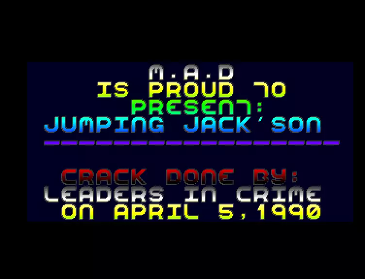 Jumping Jack'Son (1990) by MAD