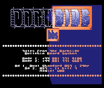 Tales from the Darkside BBS Intro (1993) by Magic